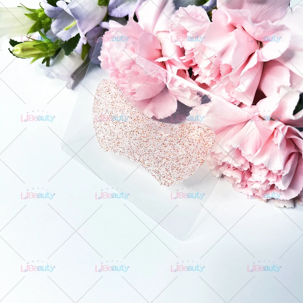 Self Sticky Lower Lashes Shield Patch Flexible Glittery Eye Pads Suitable for Multiple Use Lash Lift Eyelash Extension