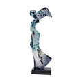 Abstract Love Home Interior Decoration Sculpture Art Clear Resin Handmade Custom Color