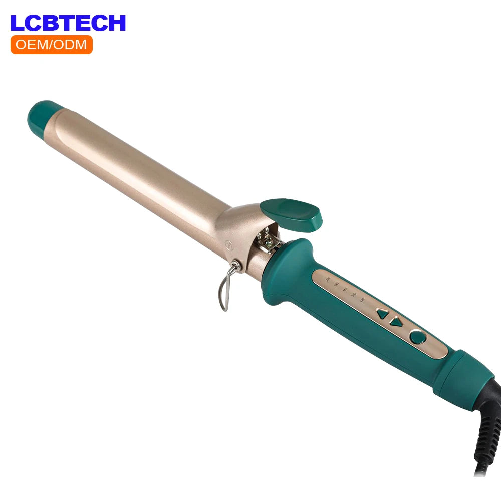 Professional Big Barrel 450 Degree Long Tourmaline Ceramic Electric Portable Waver Curling Iron Hair Curler
