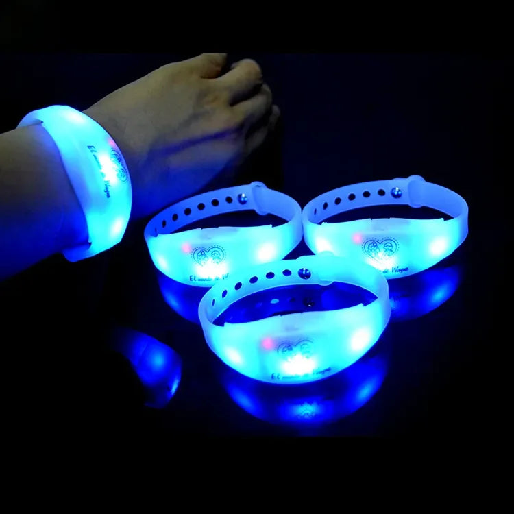 LED Glow Bracelets Party Supplies Light up Party Favors Gifts for Kids Adults Birthday Carnival Rave Concert Decorations
