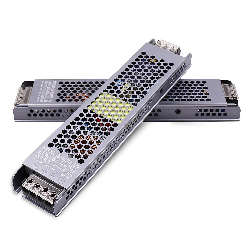 AC/DC Converter 12V 24V Power Supply Transformer for LED Strip Light Small Size 60W 100W 150W 200W 300W 400W 500W LED Driver