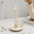 Custom Handmade Wholesale Nordic Candle Holder Stick Home Wedding Decorative Ceramic Candlestick Holder