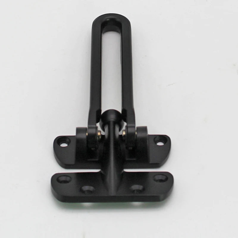 Hotel Security Door Hasp Latch Lock Matt Black Door Chain Anti Theft Clasp for Home Hotel Door Security Guards