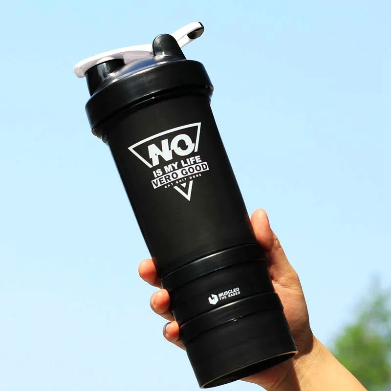 FX Factory Wholesale Gym Sports BPA Free Eco-Friendly Plastic Spice Custom Logo Empty Glitter Protein for with Lid