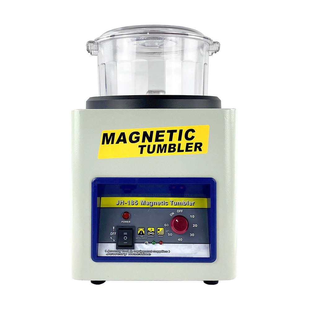 Jh-185 Magnetic Polisher Automatic Positive and Negative Rotation Is Used for Deburring Jewelry Magnetic Polishing Machine