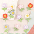 New Cute Sew on Embroidery Flower Patches Appliques for Garments Bag Decoration