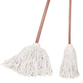 Custom Hand Twisted Cotton Mop with Wooden Handle Durable Household Floor Cleaning Mop for Hardwood Tile Floors