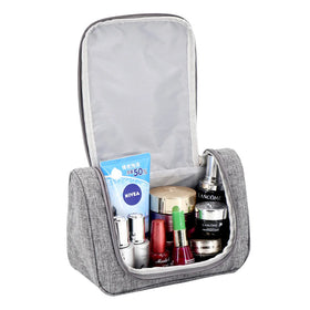 Unisex Travel Cosmetic Storage Bag with Logo Custom Skincare Toilet Make up Organizer Zipper Bag in Bag Business Gifts