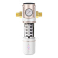 1/2 3/4 Inch Stainless Steel Mesh Water Purifier Tap House Automatic Backwash Pre-filtration Timing Function Manual Power Source