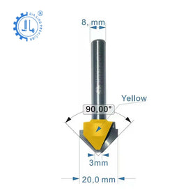 ACP Panel Aluminum Composite Router Bit 90 Degree ACP Panel V Groove Bit for ACM Sheets ACP Panel