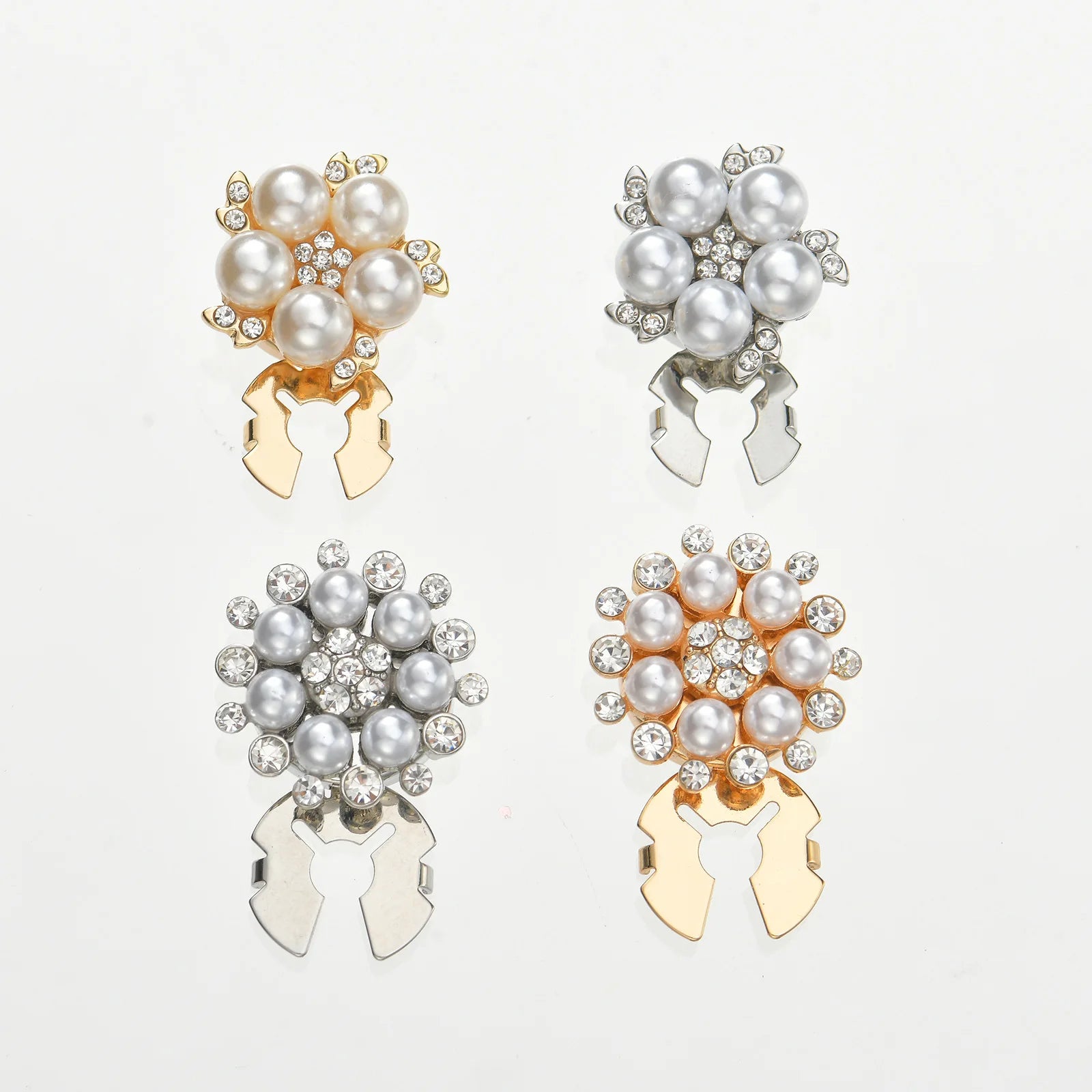 JFRB117 Custom Rhinestone Button Cover Cufflinks Fashion Jewelry Button Covers For Women Shirts