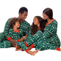 DDP Wholesale Printed Parent-child Outfit Color Home Clothing Christmas Mom Dad and Kids Winter Spring Christmas Pajamas Sets