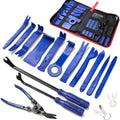 19 Pieces Car Door Panel Removal Tool Kit Audio Removal Tool Auto Clip Pliers Tool Set With Storage Bag
