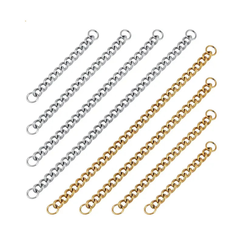 Titanium Width 2.1mm Fashion Wedding Orthodox Connector Chain for Nose Ring Hoop Clicker Cartilage Helix Body Piercing Jewelry