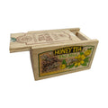 Handmade Solid Paulownia Wooden Keepsake Box with Sliding Lid Rectangle Shape and Custom Logo Printing for Stash Storage
