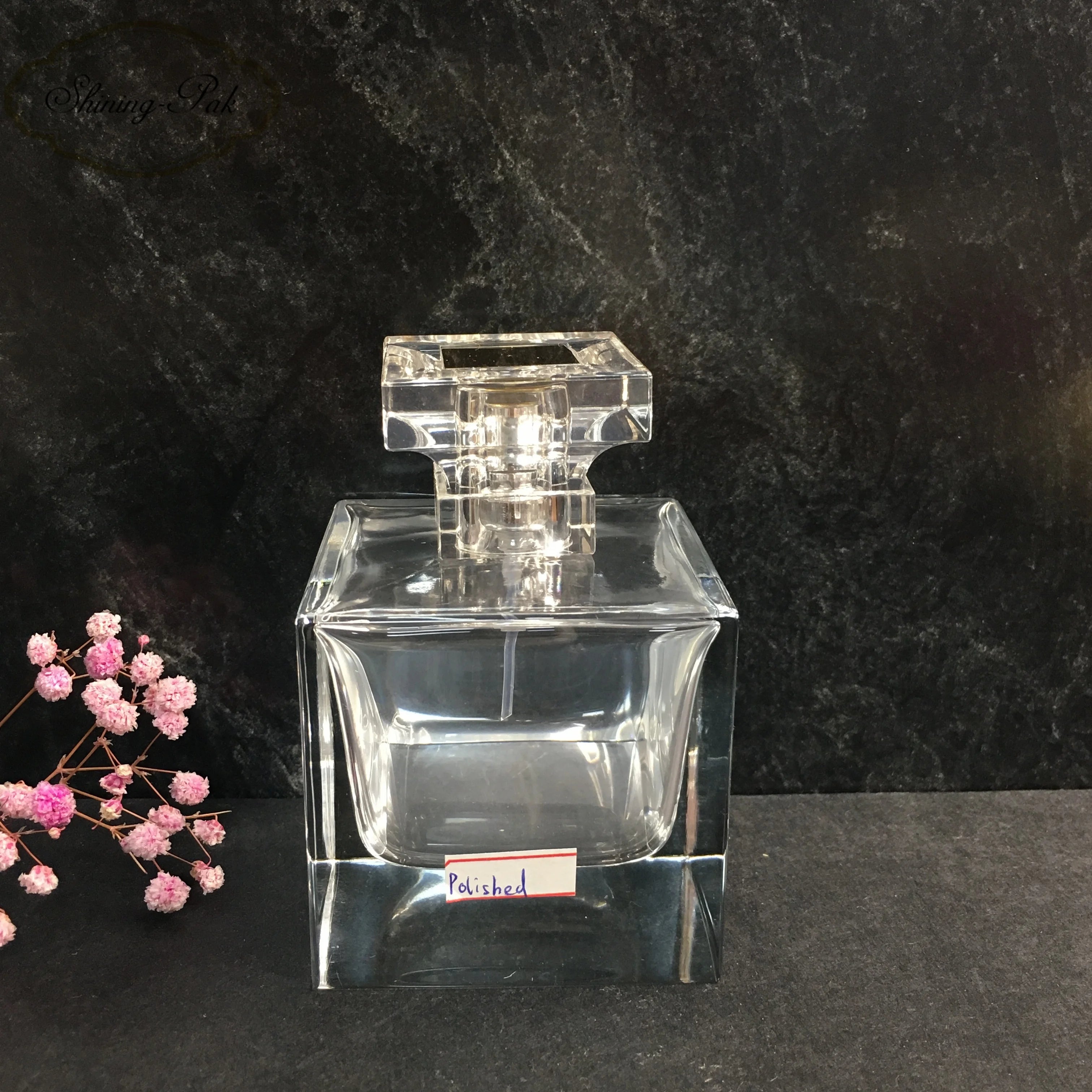 In Stock Custom Logo Luxury Square Transparent Perfume Bottle Caps 15mm Smart Lids for Perfume