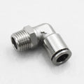 MPL Brass Metal Male Elbow 1/8" 1/4" 3/8" 1/2" 4mm 6mm 8mm 10mm 16mm Water Pneumatic Air Fittings 90 Degree PL Pipe Connect