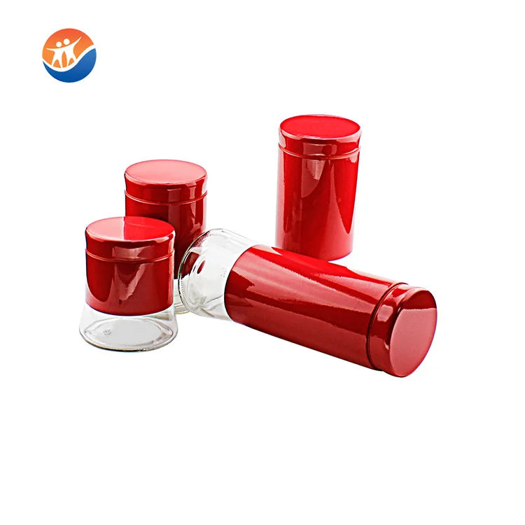 Manufacturers China Glass Oil Bottle with Metal Coating