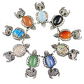 Owl Necklace Healing Crystal Stones Pendant Necklaces for Women Men Natural Amethyst Gemstone Jewelry for Reiki Spiritual Energy