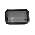 1200x600mm Round Corner RV Window Featuring Aluminum Outer Frame and ABS Inner Frame with Roller Blind and Flynet