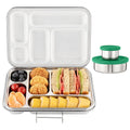 Aohea Big Size BPA Free Dishwasher Safe Stainless Steel Kids Lunch Box with Food Jar