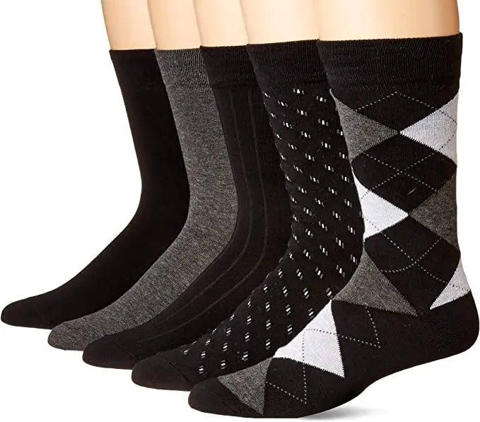 Custom logo Business Legend Mens Mens Assorted 5 Pair Pack Dress Socks