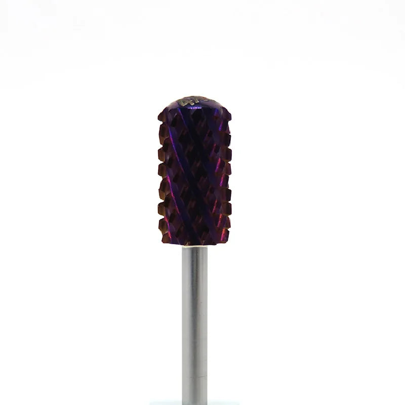 Popular Style Large Barrel Smooth Top Custom logo Carbide Nail Drill Bit for Nail Art