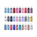 Wholesale Neoprene Circle Pattern Chapstick Holder Wristlet Lipstick Keychain Nurse Lanyard Promotion Gift