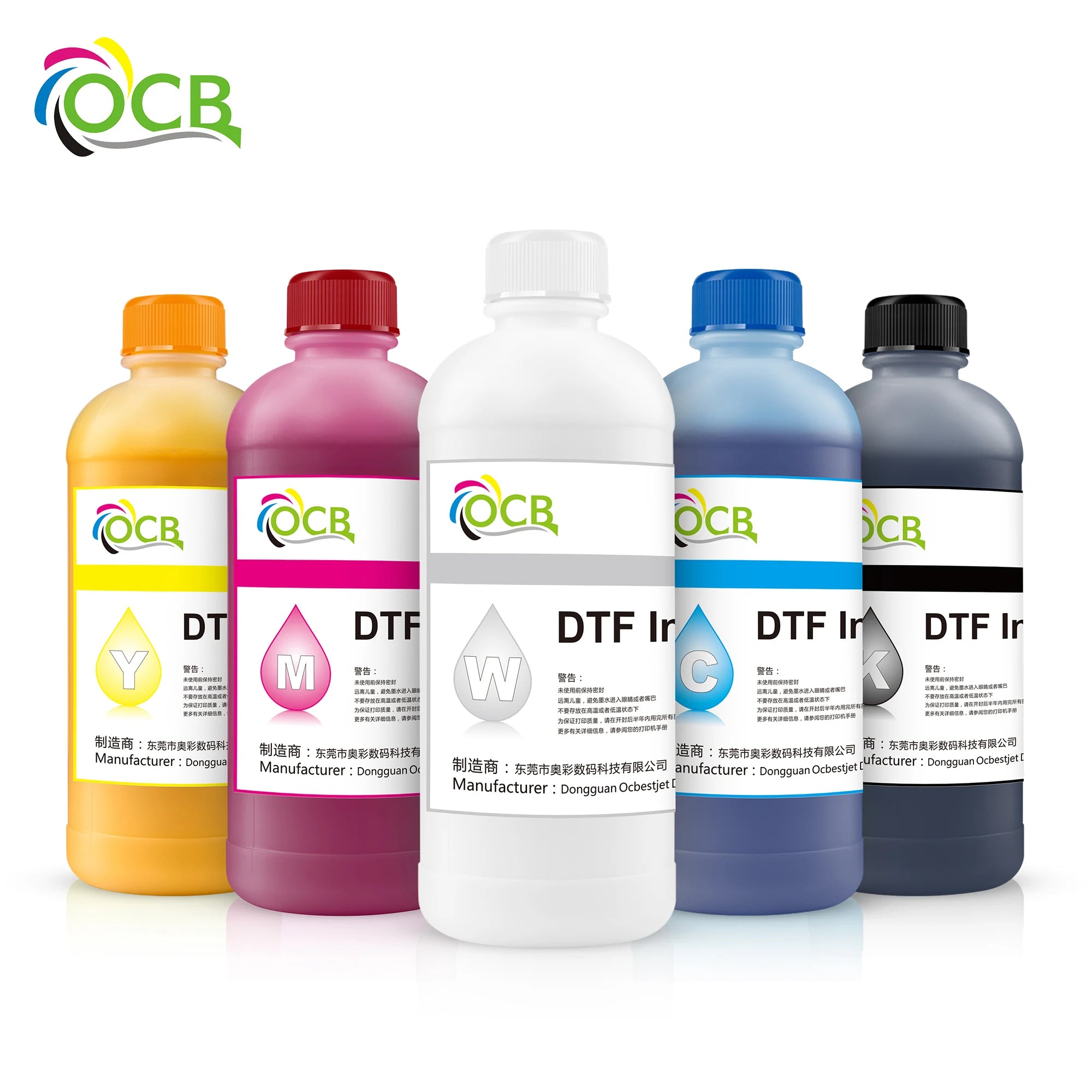 OCBESTJET 500ML Water Based Ink DTF Ink for EPSON XP-15000 XP600 XP 15000 Super Plot Plotter Film Printer Transfer Machine