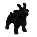 Simulation White Black Mini Goat Plush Toys Cuddly Plush Goat Keychain Lovely Sheep Stuffed Animal Goat Keychain