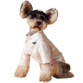 Custom Summer Wear Thin Solid Color Base Schnauzer Pomeranian Dog White Shirt Pet Clothing Shirt