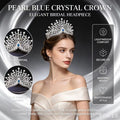 Sparkling Alloy Silver Plated Miss Universe Crown for Women Wedding Bridal Adjustable Crystal Tiara Hair Jewelry Accessories MegaBDM