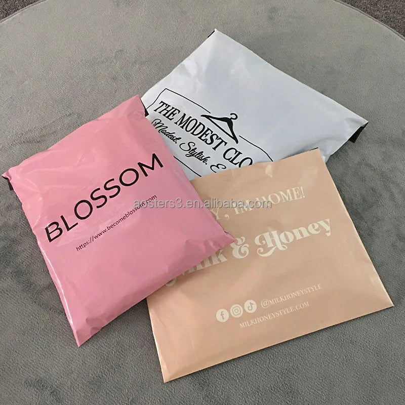 Waterproof Shipping Poly Bags Clothes Express Packaging Bag Self Adhesive Custom Logo Courier Mailer