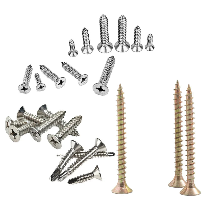 DongJi Stainless Steel Drywall Screw Self Drilling Inch/Metric Measurement System for Rotary Screw Compressors