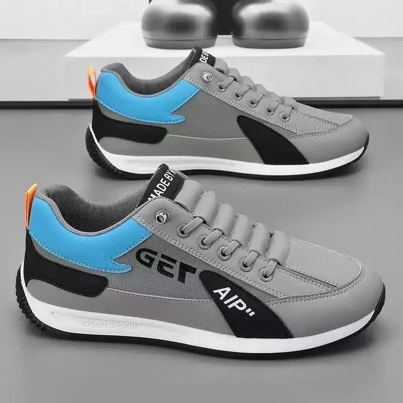 Hongyan Men's Casual Loafers Slip-On Mesh Shoes with Cushioning Comfortable and Breathable for Spring Autumn