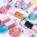 Hot Selling 30 Colors Private Label Square Fruit Lip Oil Vegan Moisturizing Pink Lid Transparent Lip Plumping Oil