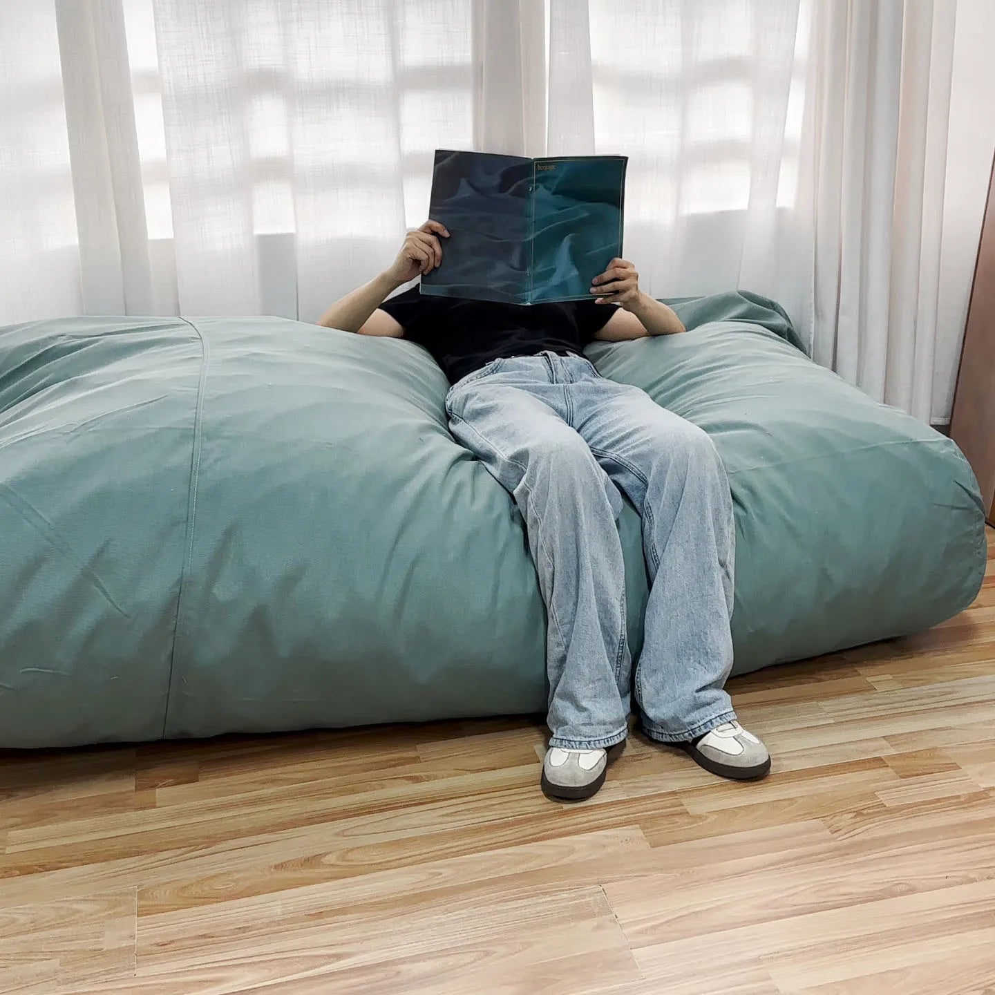 Wholesale Large Living Room Foam Filled Lazy Sofa Floor Cushions Comfortable Oversized Sofa Cushions