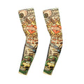 100% Polyester Uv Sun protection Arm Sleeves Skin Friendly Basketball Arm Sleeve Arm Sleeves for Men