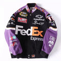 Wholesale OEM Cotton Plus Size Flight Custom Embroidery Patch Express Mens Bomber Motorcycle Race Car Jacket