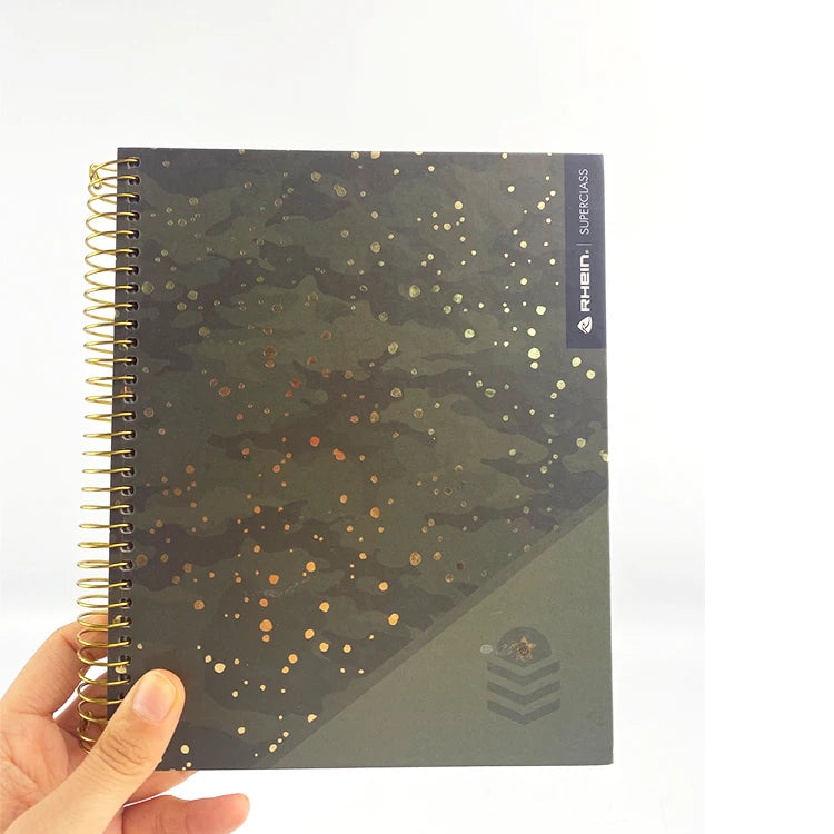 Wholesaler Hardcover Printed Spiral Custom Notebook