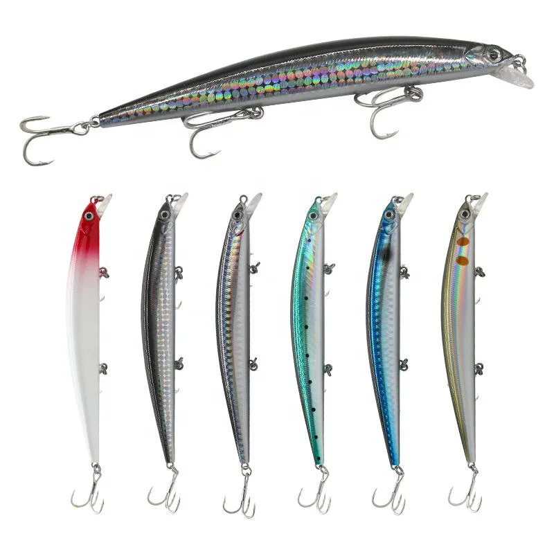 Top Water Minnow Hard Baits 11.5cm/11g Artificial Bait Fishing Lure