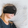 Bluetooth 6.0 Sleep Headphones with 3D Eye Cup Eye Mask with Built-in Soothings Sounds White Noise and Timer for Side Sleepers