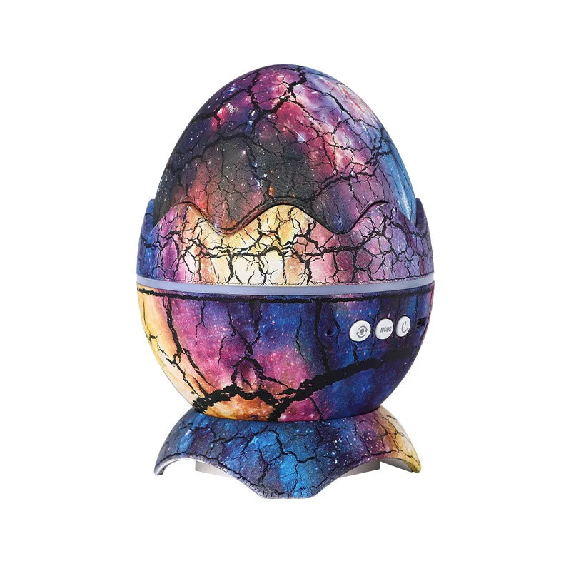 Star Projector Night Light Speaker Remote Control Dinosaur Egg Shape Battery Operated Thanksgiving Valentine's Day Gift
