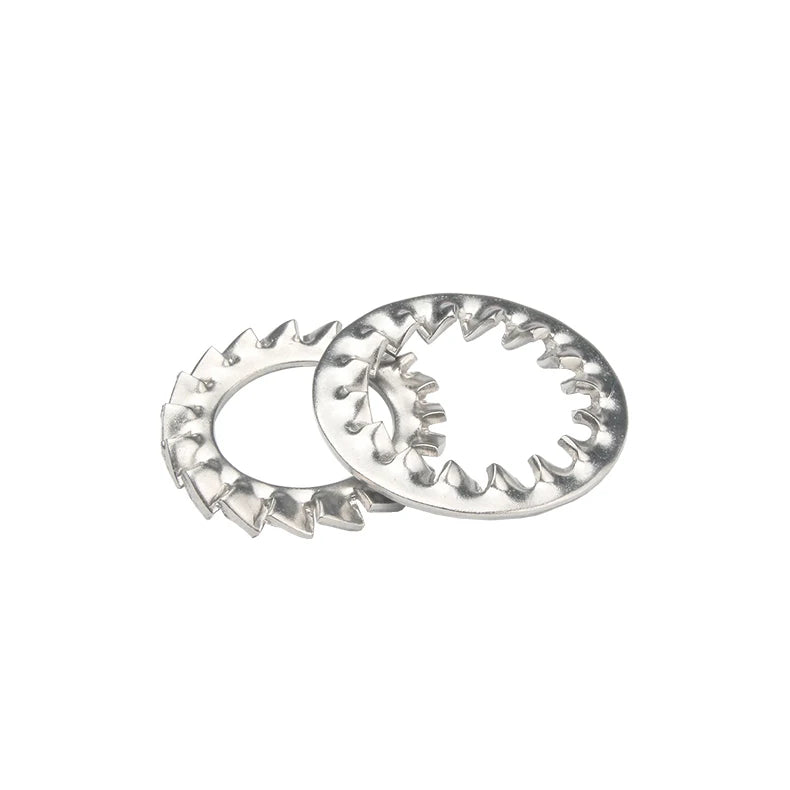 Stainless Steel External and Internal Tooth Lock Washer for Assembly