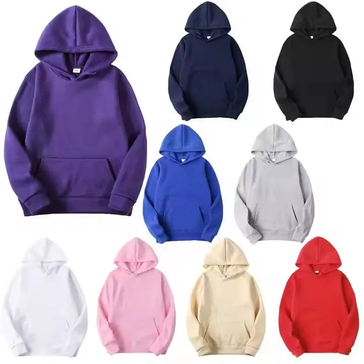 Custom Logo 100% Cotton Hoodie High Quality 320 Gsm Heavyweight Fall Solid Color Comfort Knitted Personalized Design Hoodie