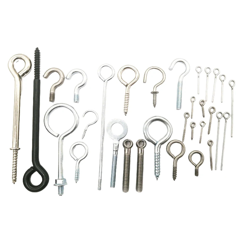 DONGJI Stainless Steel Din444 Eye Bolt M16 Micro Eye Bolt Co Rotating Twin Screw Extruder Furniture Screw
