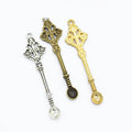 Spoon Antique Silver Plated Pendants Charm Alloy Jewelry Making DIY Handmade Craft