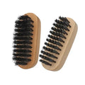 Shoe Oil Polishing Pig Hair Brush Mini pp Silk Wood Sneaker Shoes Cleaning Brush for Shoes