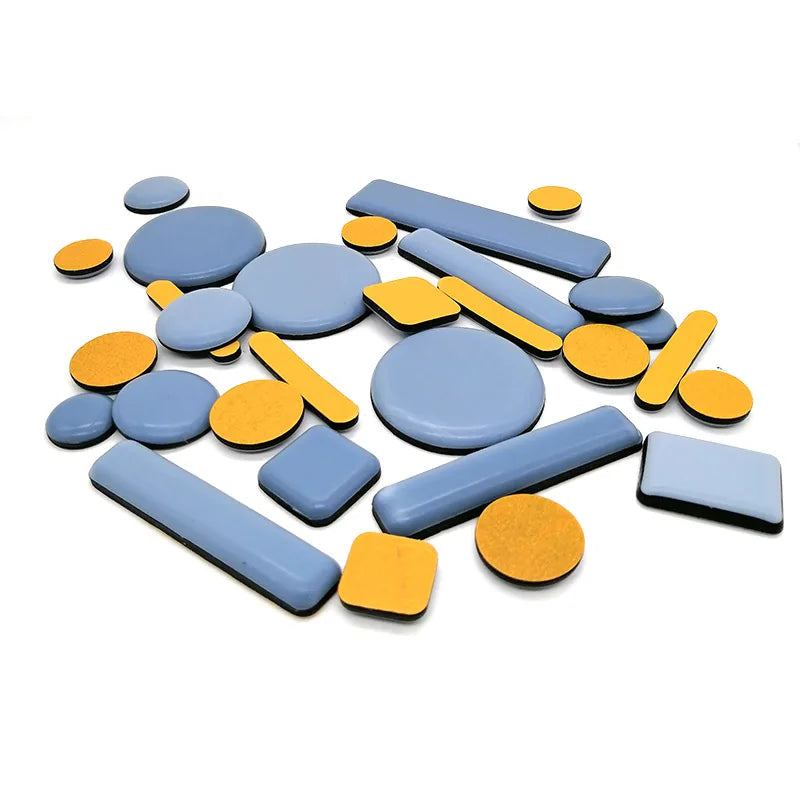 Furniture Glides Pads for Furniture Easy Movers Self Stick Furniture Sliders Kits for Carpet Tile Hardwood Ground Protector
