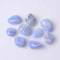 Wholesale Natural Blue Lace Agate Tumbled Stones Healing Decoration